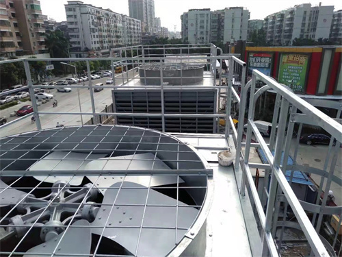 楼顶地面冷却塔噪声治理方法,冷却塔噪音治理控制方案,楼顶冷却塔图片