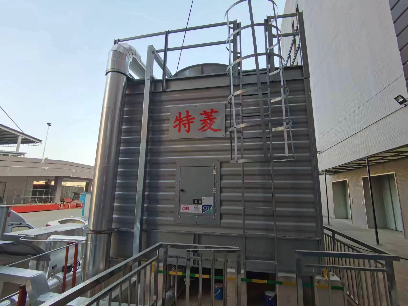 中央空调冷却塔噪声来源及降噪治理方法,中央空调冷却塔图片